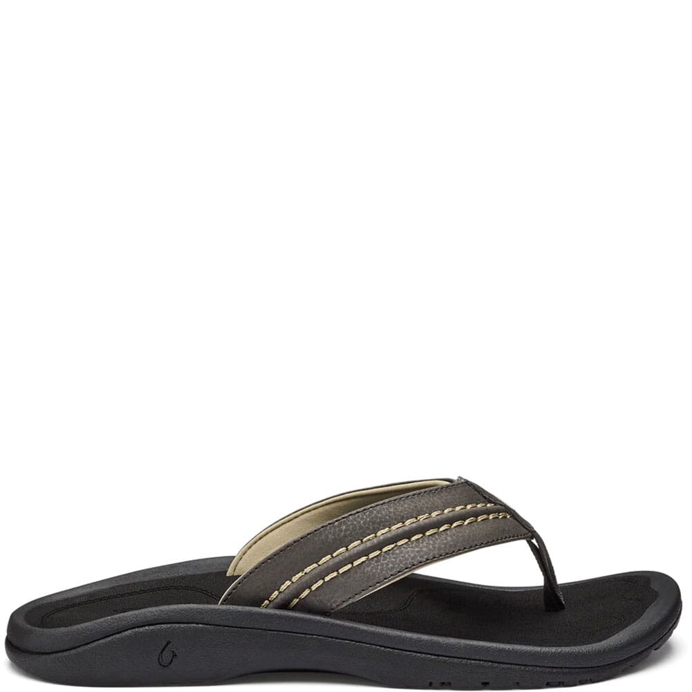 かるた kona Olukai Men's Hokua Flip Flops - Kona/Onyx | elliottsboots