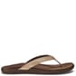 OluKia Women's Aukai Flip Flops Copper/Dark Java Right Side