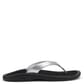 20583-2K40 OluKai Women's Ohana Flip Flops - Black/Silver