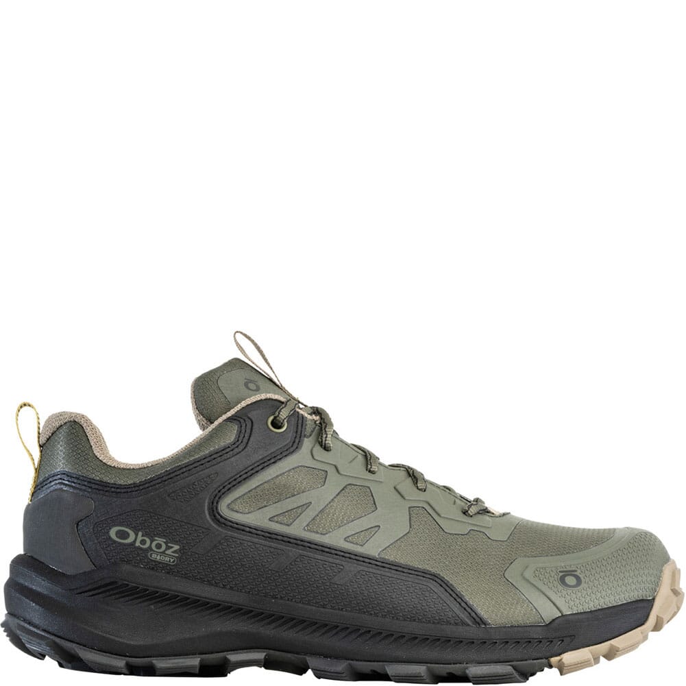 44001-Evergreen Oboz Men's Katabatic Low WP Hiking Shoes - Evergreen