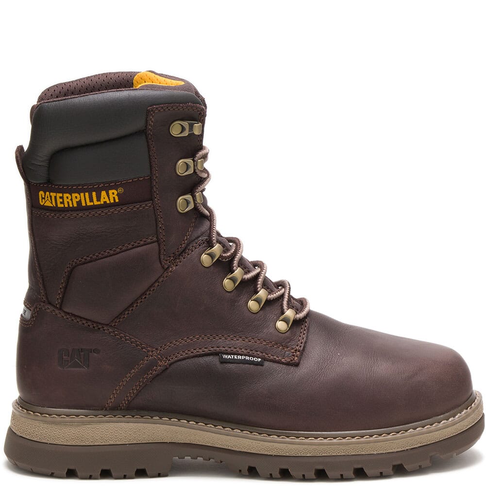 91081 Caterpillar Men's Fairbanks WP TX Steel Toe Safety Boots - Mulch