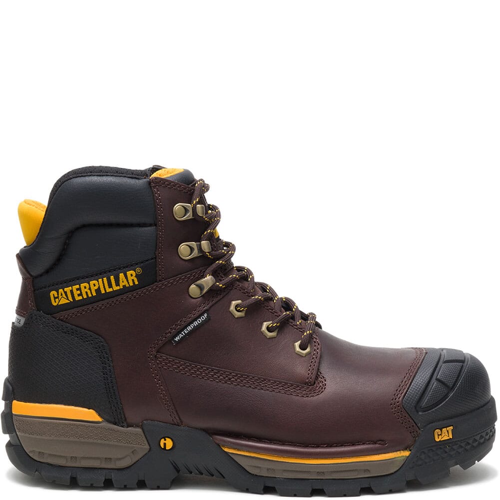 91086 Caterpillar Men's Excavator LT WP Comp Toe Safety Boots - Espresso