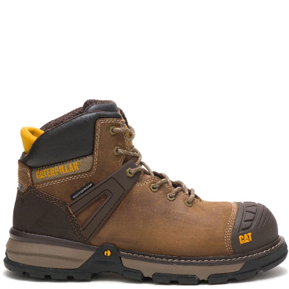 P91218 Caterpillar Men's Excavator Superlite WP Safety Boots - Dark Beige