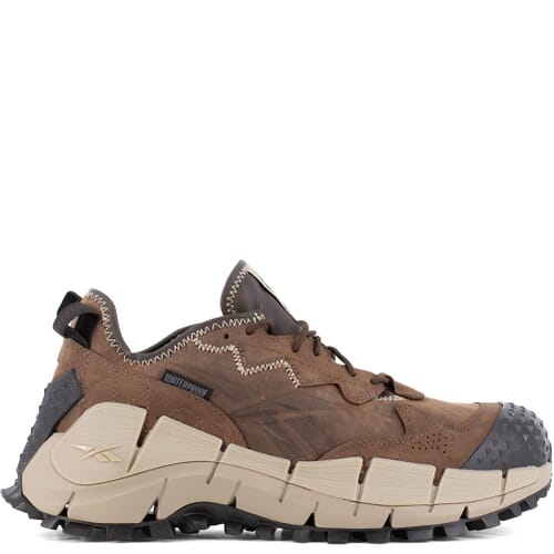 Reebok Men\'s Zig Kinetica Edge II Work Safety Shoes RB3020 Brown Leather Sz 9.5 Reebok | Shoes | Reebok Mens Zig Kinetica Edge Ii Work  main image 2