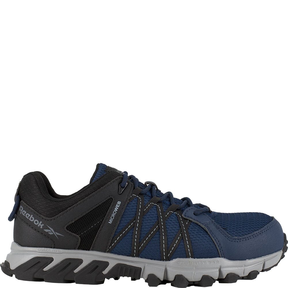 RB3403 Reebok Men's Trailgrip EH Safety Shoes - Navy/Black/Grey