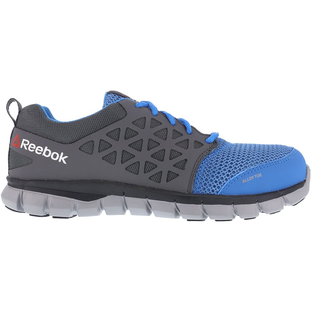Reebok Men's Sublite Safety Shoes - Blue/Grey | elliottsboots