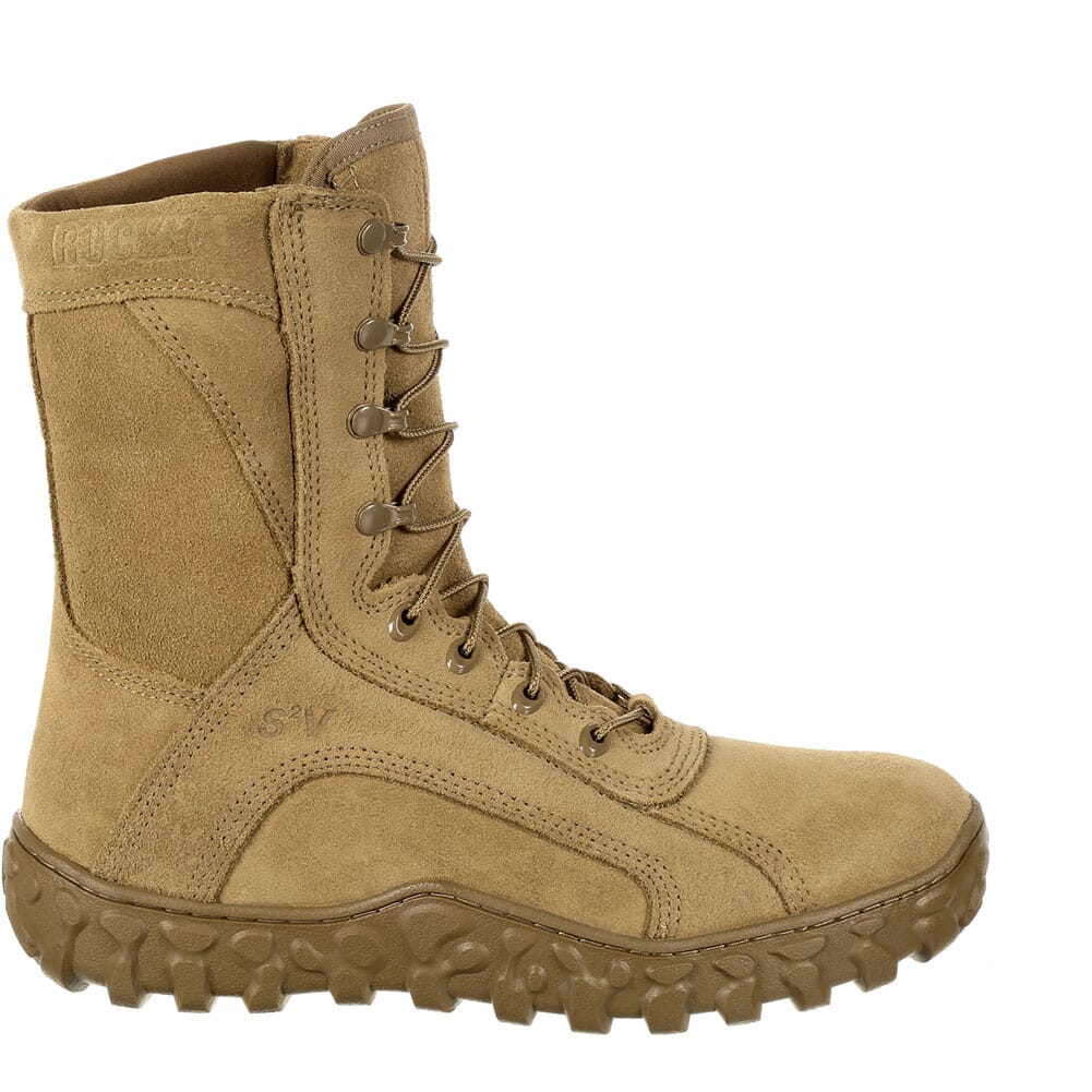 Rocky Men's S2V Tactical PTFE Military Boots - Coyote Brown | bootbay