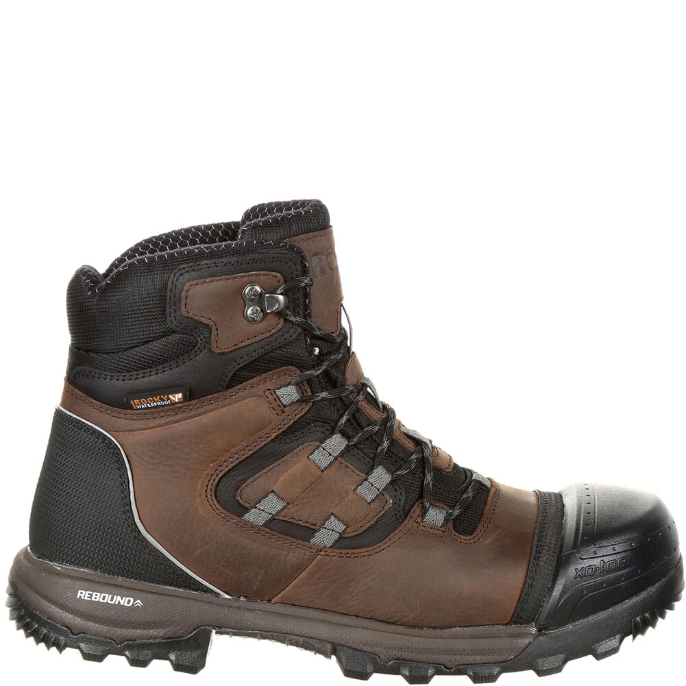Rocky Men's XO-Toe WP Safety Boots - Brown