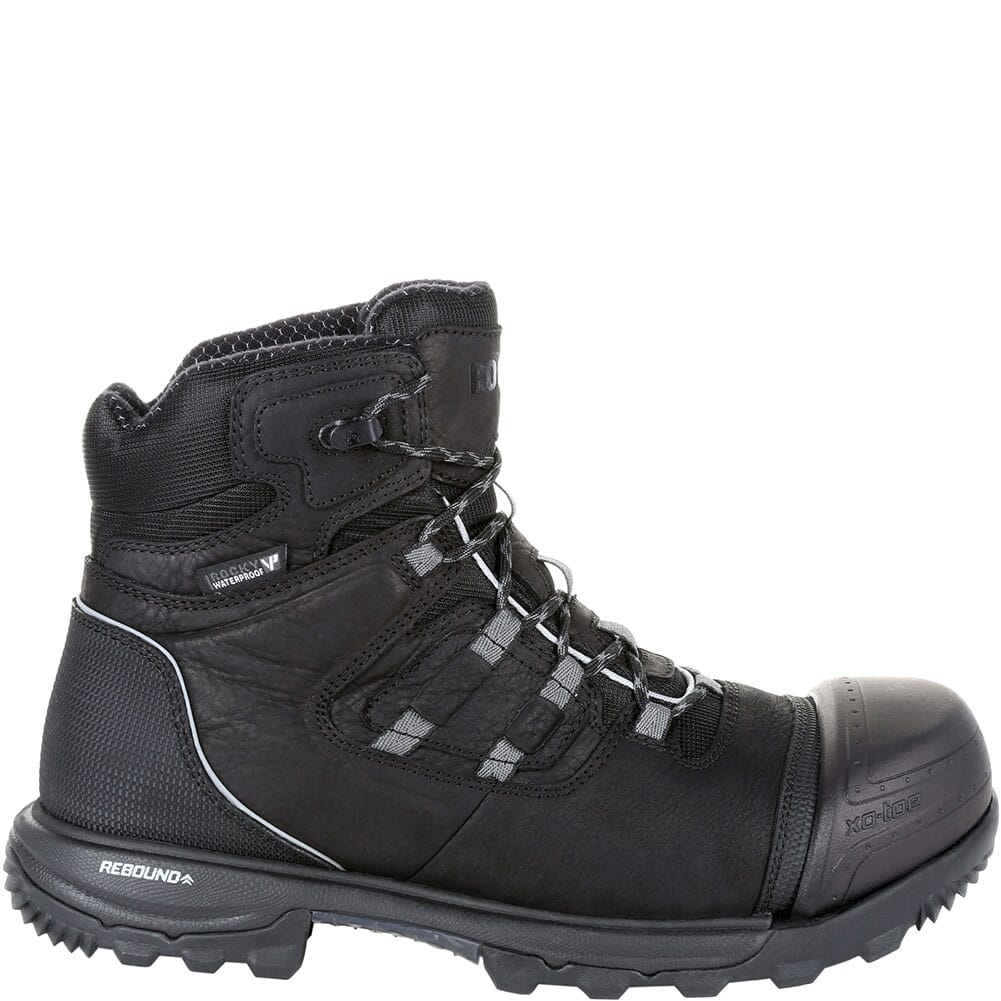 Rocky Men's XO-TOE WP Safety Boots - Black | elliottsboots