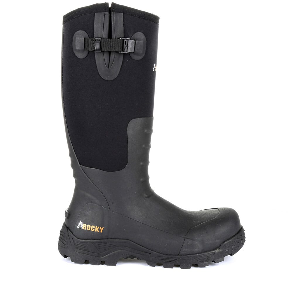 Rocky Men's Sport Pro Rubber Safety Boots - Black
