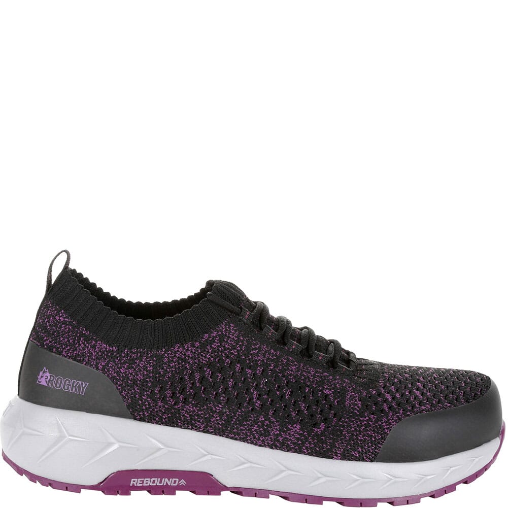 Rocky Women's WorkKnit LX Alloy Toe Safety Shoes - Black/Purple ...