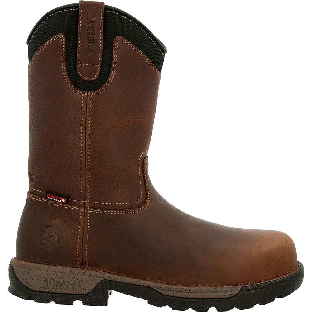 RKK0332 Rocky Men's Legacy 32 WP Pull On Safety Boots - Brown