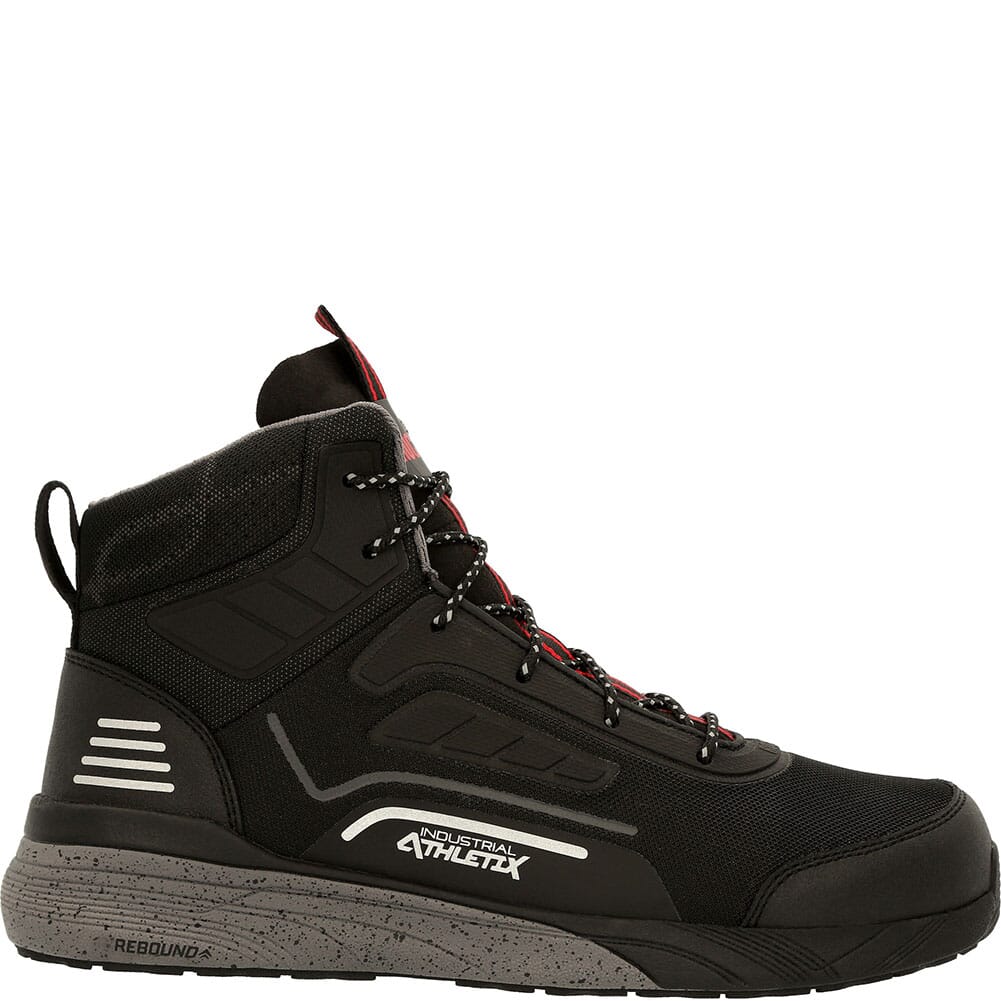 RKK0347 Rocky Men's Industrial Athletix Hi-Top Safety Boots - Black