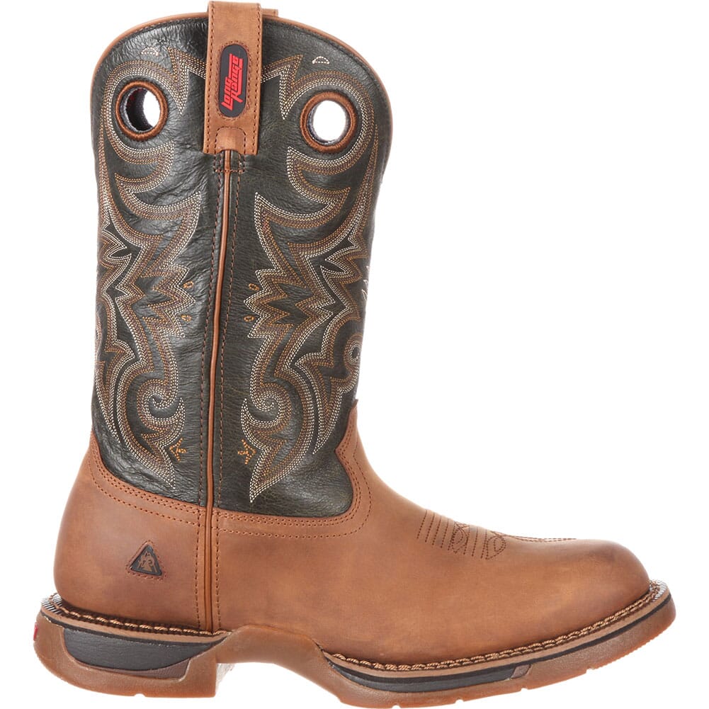 Rocky Men's Long Range WP Western Boots - Brown/Dark Brown