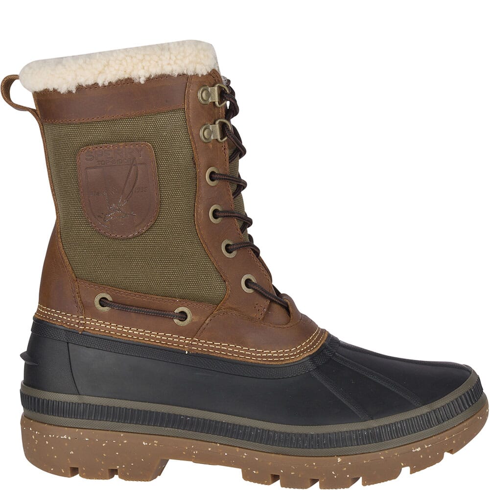 Sperry Men's Ice Bay Tall Pac Boots - Brown/Olive