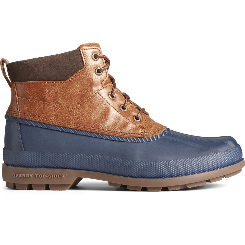 STS23682 Sperry Men's Cold Bay WP INS Pac Boots - Navy/Tan