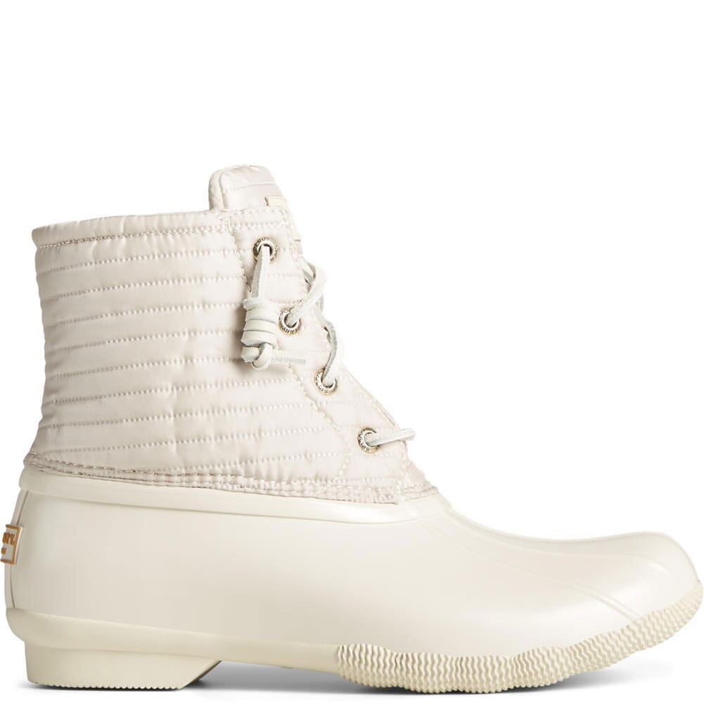 STS86709 Sperry Women's Saltwater Nylon Pac Boots - Ivory