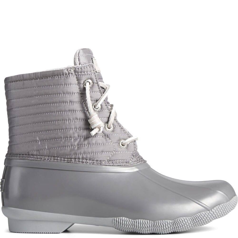 STS86711 Sperry Women's Saltwater Nylon Pac Boots - Grey