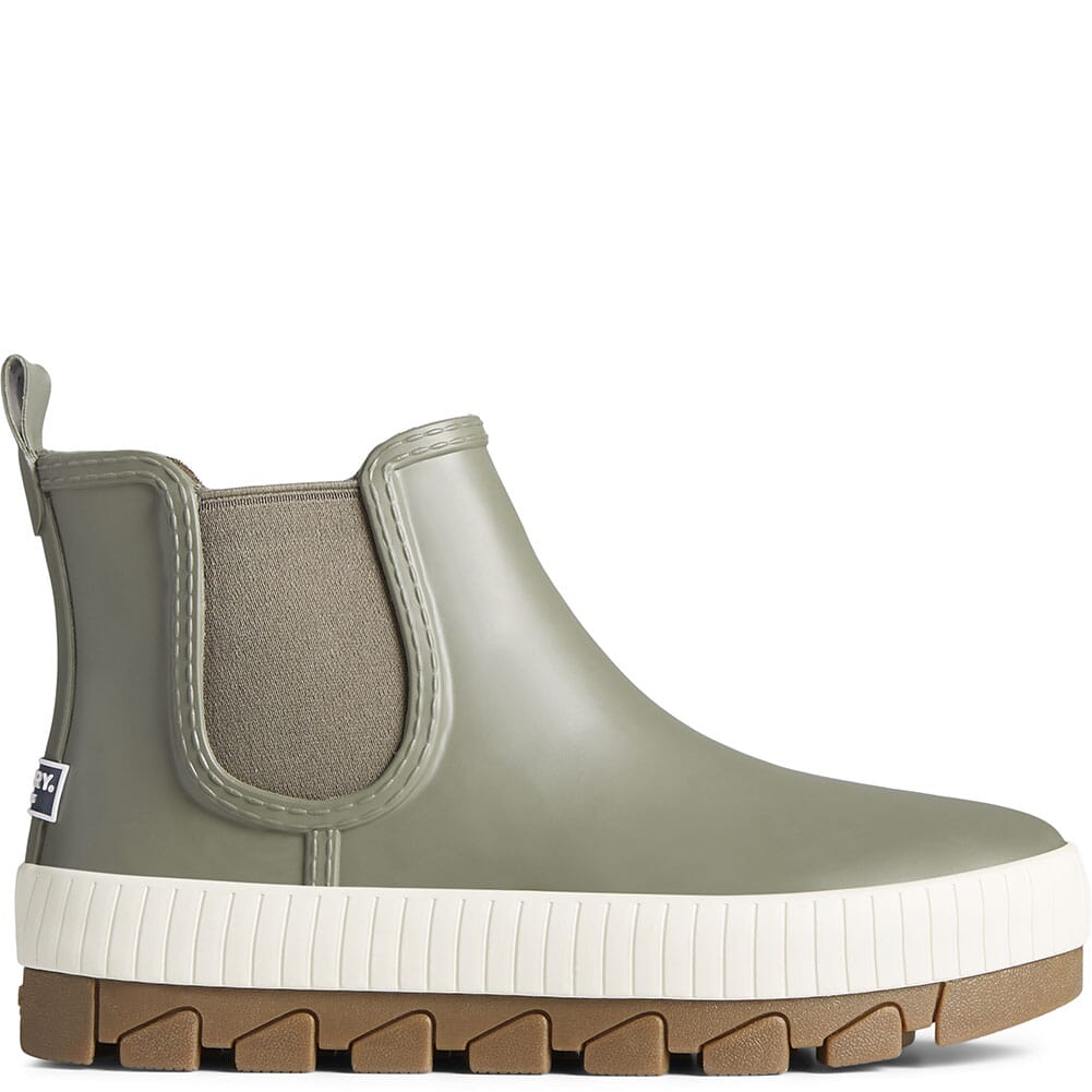 STS86829 Sperry Women's Torrent Chelsea Rain Boots - Olive