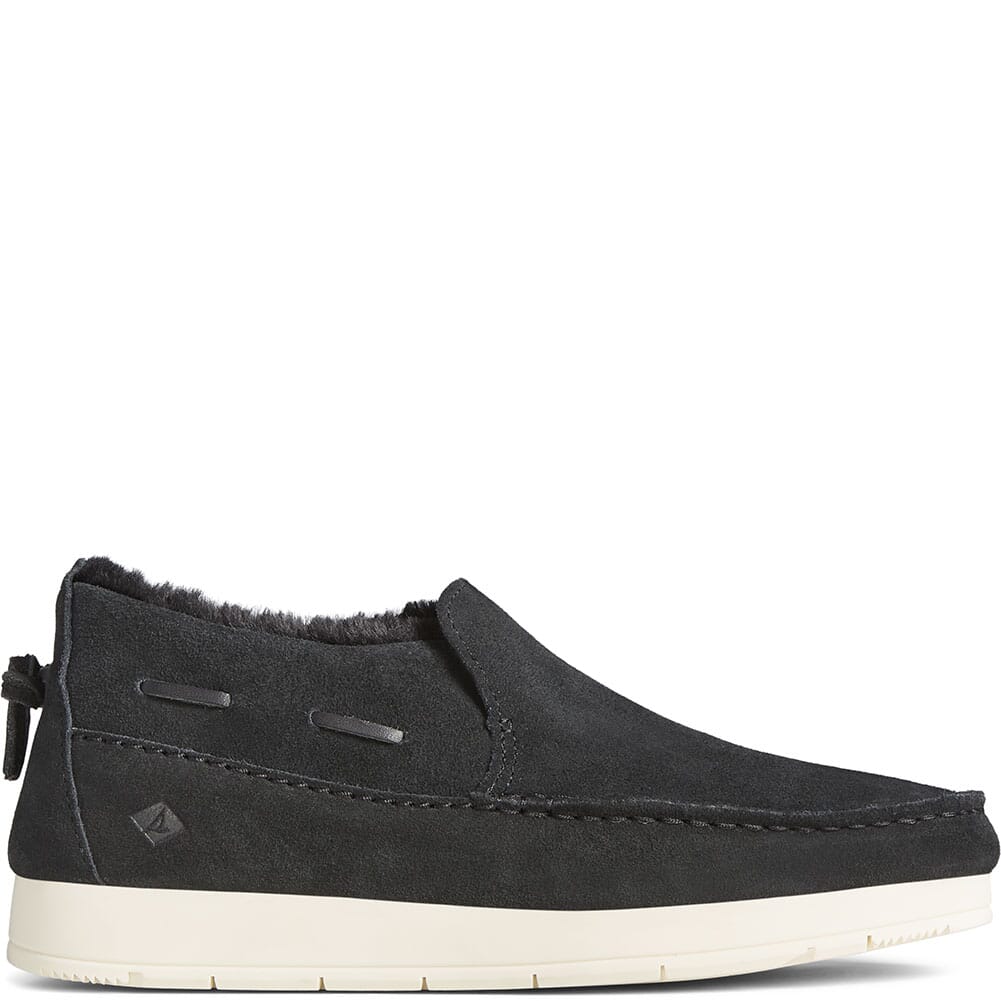 STS86939 Sperry Women's Moc-Sider Basic Core Suede Casual Shoes - Black