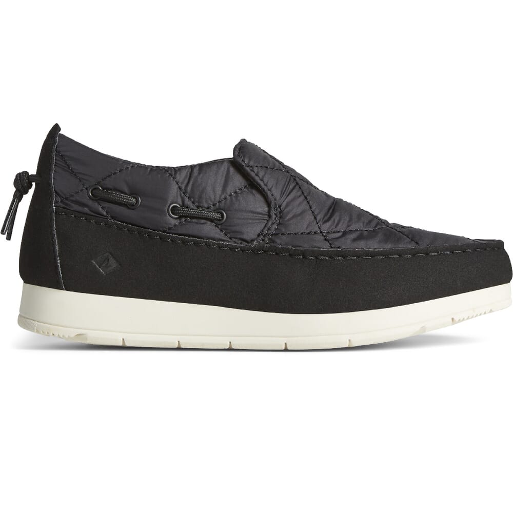 STS87049 Sperry Women's Moc-Sider Nylon Solid Casual Shoes - Black