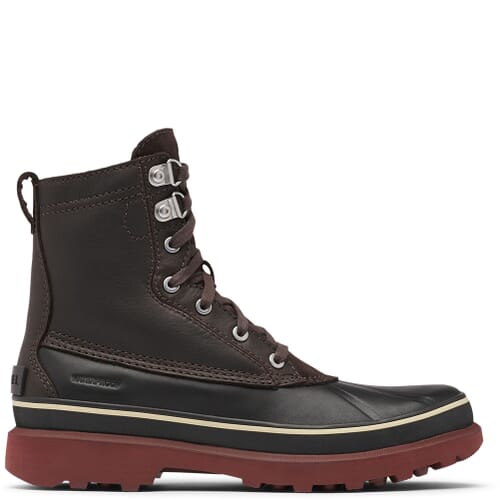 Sorel Boots Mens 13 Brown Nubuck Leather Caribou Storm Waterproof Shearling Duck Caribou™ Men main image 4