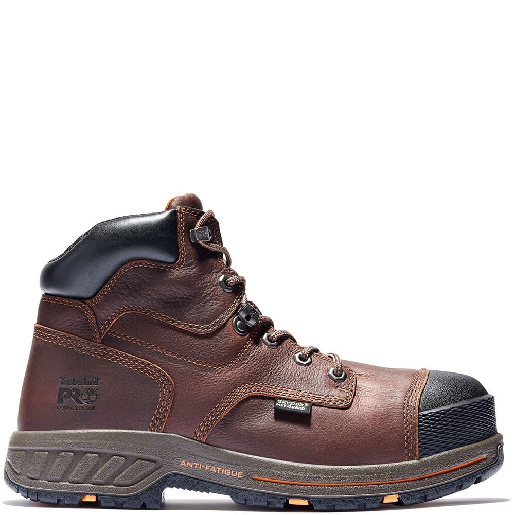 A1VXG214 Timberland PRO Men's Helix HD Met Guard Safety Boots - Brown