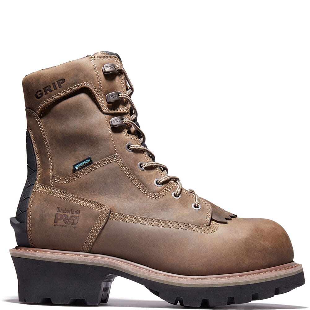 A28QQ214 Timberland PRO Men's Evergreen Safety Loggers - Coffee