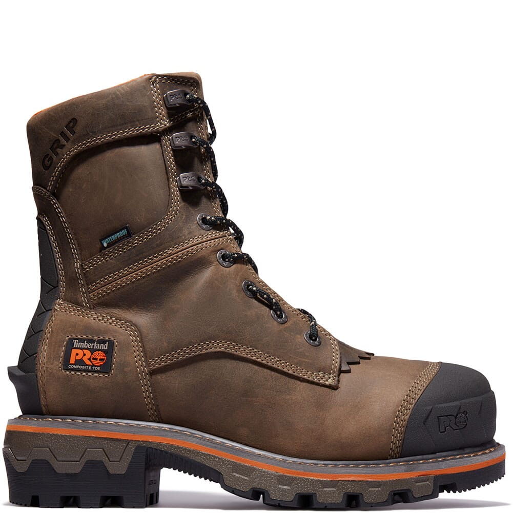 A29G9214 Timberland PRO Men's Boondock HD Safety Loggers - Turkish Coffee