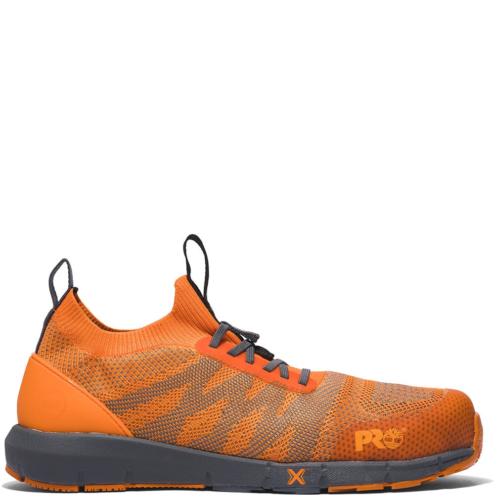 A41XY827 Timberland PRO Men's Radius Knit Safety Shoes - Orange/Grey