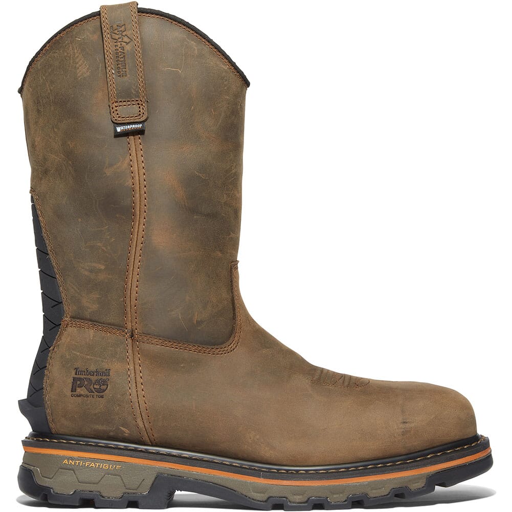 A437Y214 Timberland PRO Men's True Grit Pull On Safety Boots - Turkish Coffee