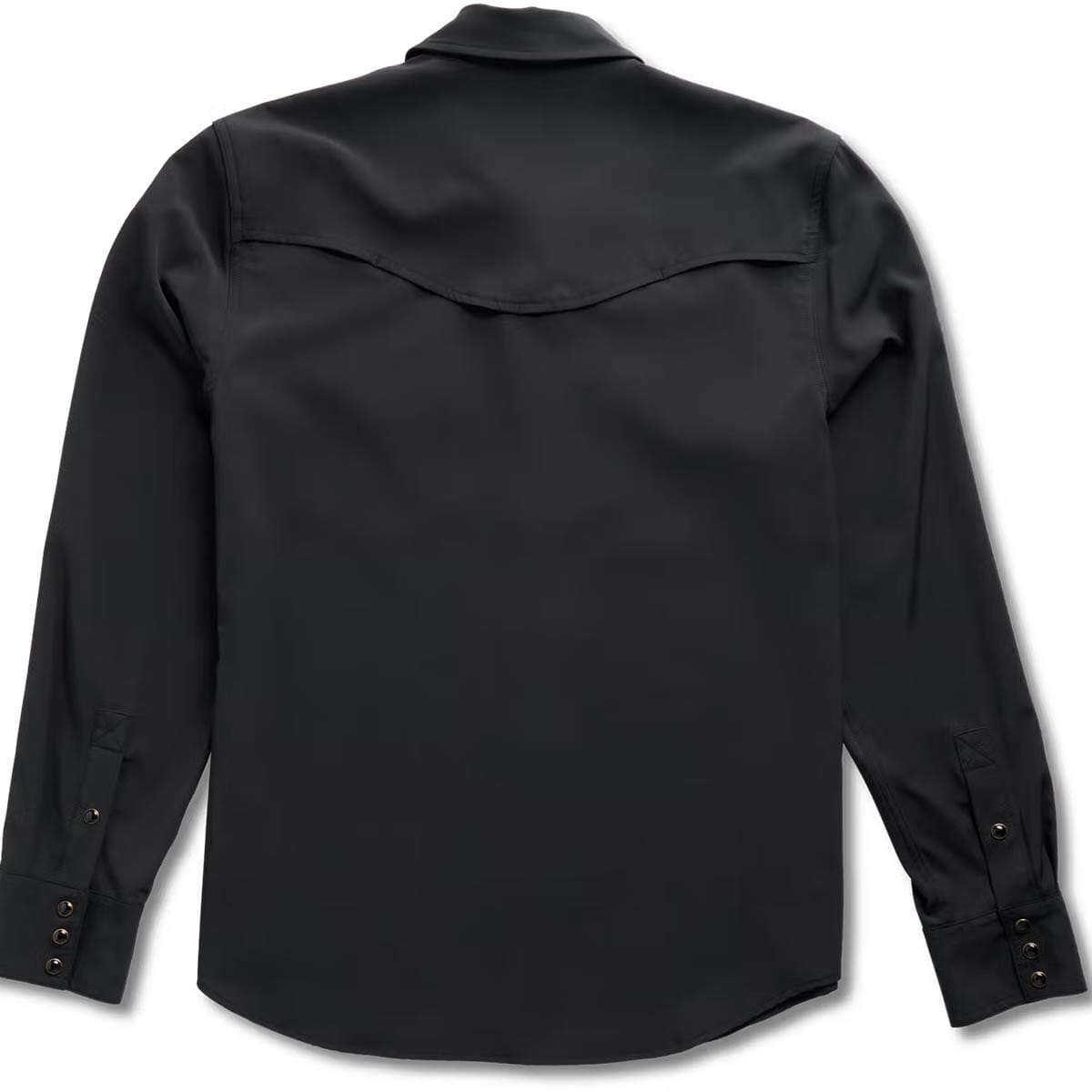Tecovas Men's Performance Western Pearl Snap Shirt - Black