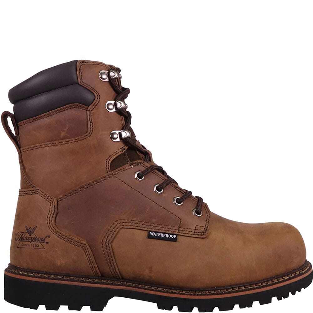 804-3238 Thorogood Men's V-Series Insulated Safety Boots - Brown Crazyhorse