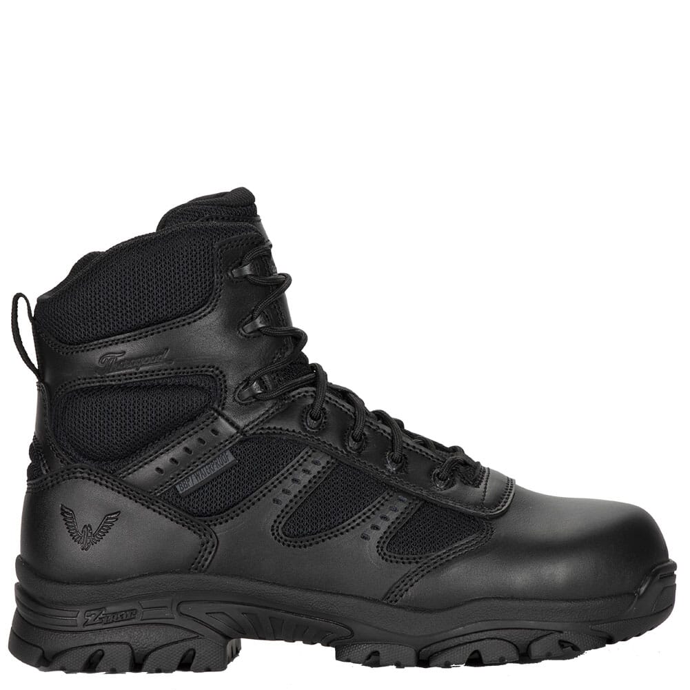 834-6218 Thorogood Men's Deuce 6IN Uniform Boots - Black