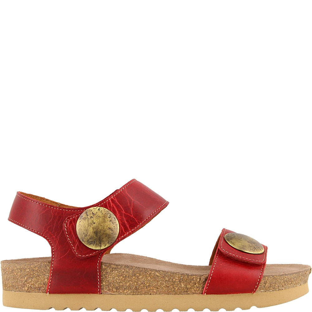 LUC-5246-RED Taos Women's Luckie Sandals - Red