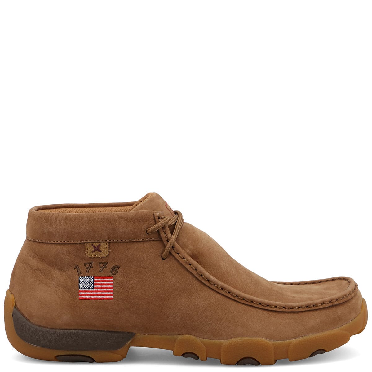 Twisted X Men's Chukka Driving Moc 1776 Casual Shoes - Brown