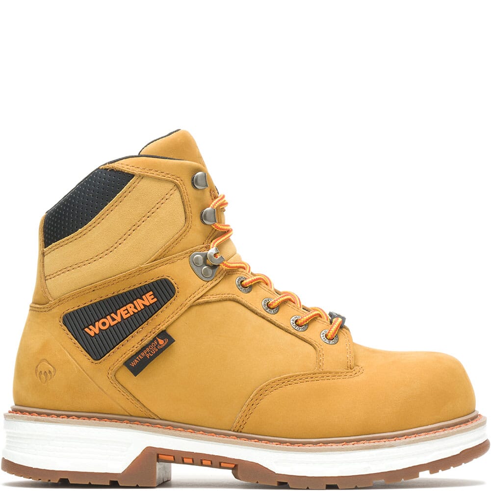 W211119 Wolverine Men's Hellcat WP EH Safety Boots - Wheat