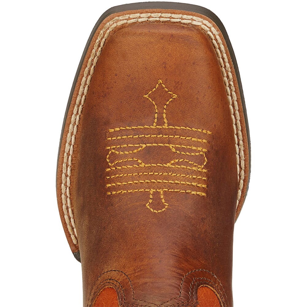 Ariat Youth Tombstone Western Boots - Powder Brown