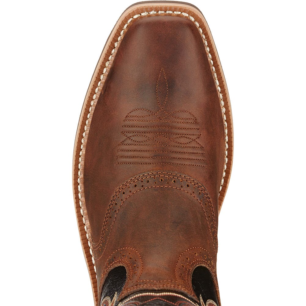 10017378 Ariat Men's Heritage Roughstock Western Boots - Bar Top Brown