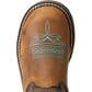Ariat Women's Fatbaby Heritage Western Boots Distressed Brown/Fudge Toe Profile