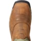 Ariat Men's Rebar H2O Safety Boots Rye Brown Toe Profile
