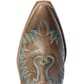 Ariat Women's Dixon Western Boots Ash Brown Toe Profile