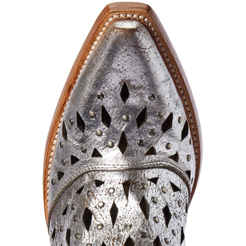 Ariat Women's Dixon Studded Western Boots - Silver Metallic