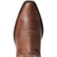 Ariat Women's Goldie Western Boots Distressed Cognac Toe Profile