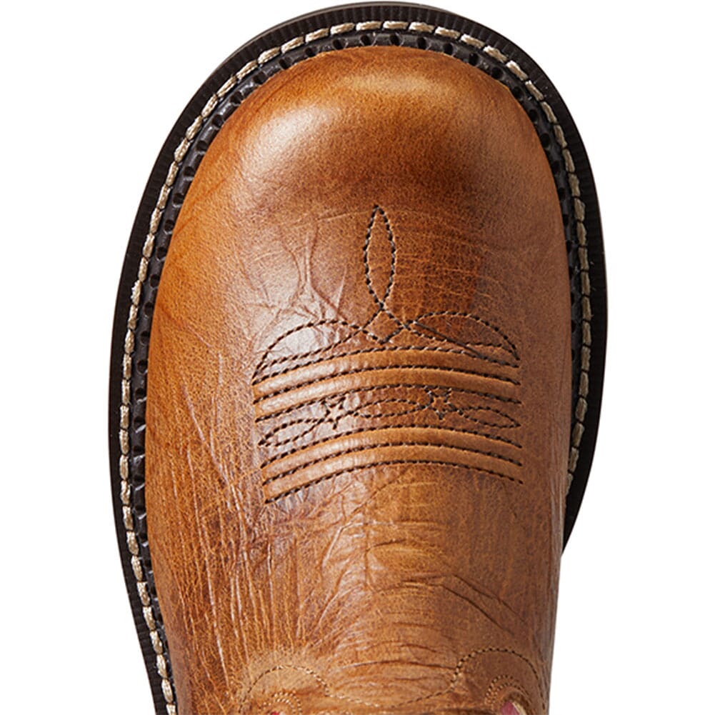 10040269 Ariat Women's Fatbaby Heritage Patriot Western Boots - Crackled Tumeric