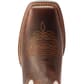 Ariat Women's Round Up Southwest StretchFit Western Boots Barn Brown Toe Profile