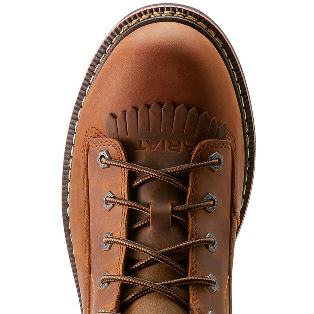 Ariat Men's Longview WP CT Safety Boots - Copper Brown | elliottsboots