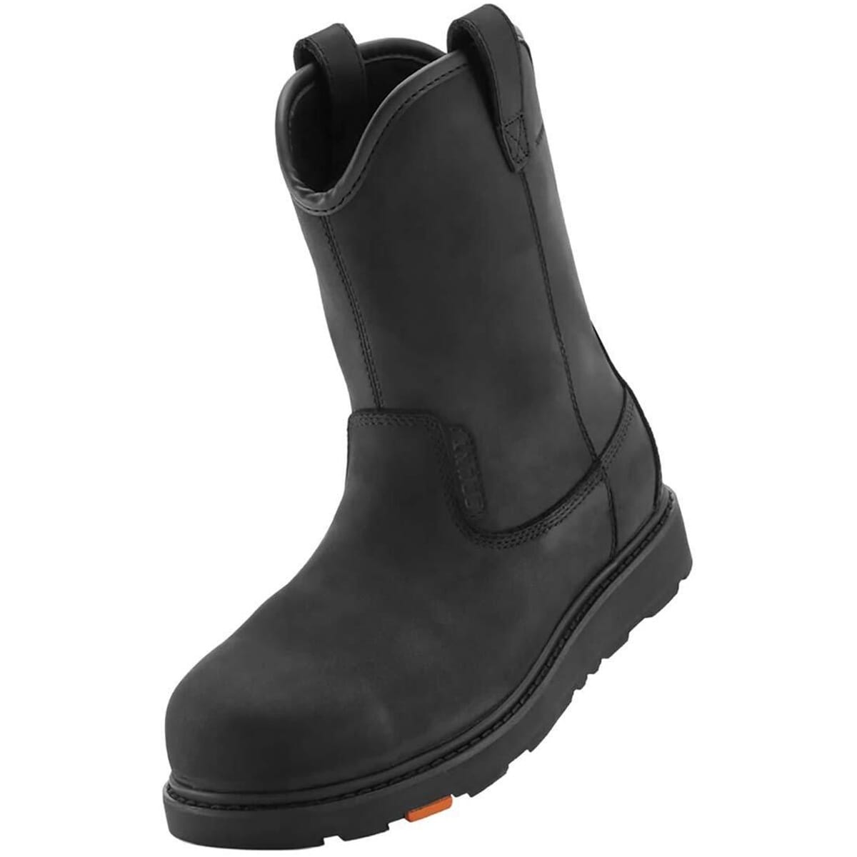 BRUNT Men's Bolduc LE Brunt Toe Work Boots - Black | elliottsboots