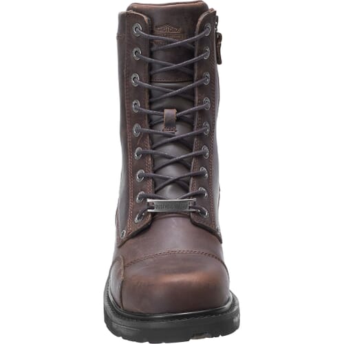 Harley Davidson Chatfield Men\'s Brown Leather Motorcycle Boots 9.5 Harley Davidson Brown Boots Mens Size 9 M | eBay main image 2