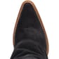 Dingo Women's Buckle Bunny Suede Leather Boots - Black